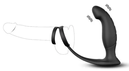 Rez-golyó és távirányítós kakasgyűrű 11x3 cm