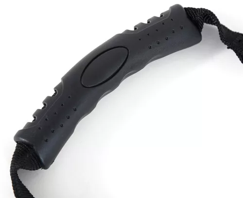 Kötöző fekete szőrme fogantyúval 53,5 cm rozsdamentes acél