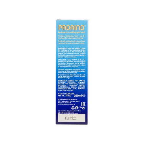 PRORINO Cooling Gel "zacht" 100 ml