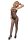 728300 Naadloze Haak Bodystocking O/S Zwart