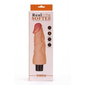 7" Real Softee Vibrerende Dildo 1