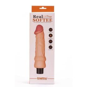 7,8" Real Softee Vibrerende Dildo 2