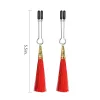 Glamor Tassel Tepelklem Rood