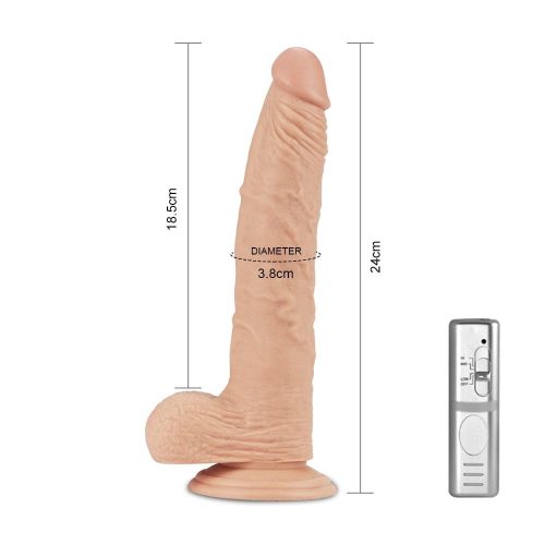 9,5'' echte extreme vibrerende dildo