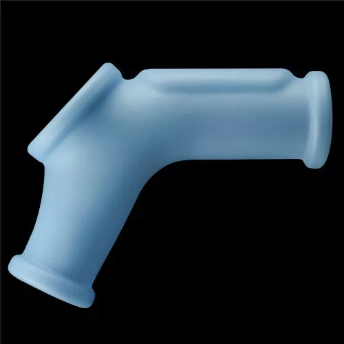 Vibrerende Zijden Riddersring met Scrotum-mouw Blue_B15O50_1