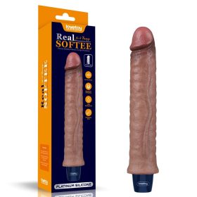 9,5" REAL SOFTEE oplaadbare siliconen vibrerende dildo