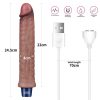 9,5" REAL SOFTEE oplaadbare siliconen vibrerende dildo