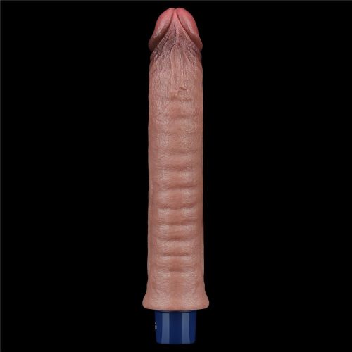 9,5" REAL SOFTEE oplaadbare siliconen vibrerende dildo