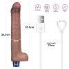 10,5" REAL SOFTEE Oplaadbare Siliconen Vibrerende Dildo
