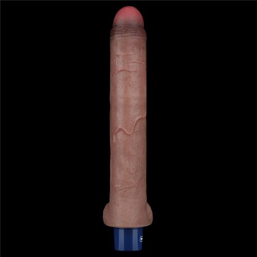 10,5" REAL SOFTEE Oplaadbare Siliconen Vibrerende Dildo