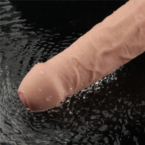 9" REAL SOFTEE Oplaadbare Vibrerende Dildo (Flesh)