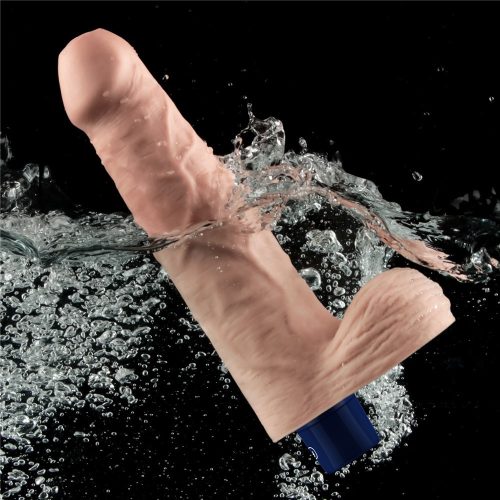 9" REAL SOFTEE Oplaadbare Vibrerende Dildo (Flesh)
