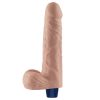 9" REAL SOFTEE Oplaadbare Vibrerende Dildo (Flesh)