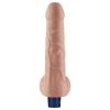 9" REAL SOFTEE Oplaadbare Vibrerende Dildo (Flesh)