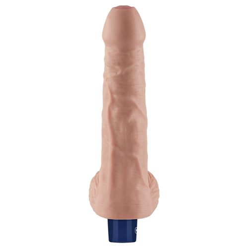 9" REAL SOFTEE Oplaadbare Vibrerende Dildo (Flesh)