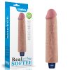 9,5" REAL SOFTEE Oplaadbare Vibrerende Dildo (Flesh)