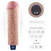 9,5" REAL SOFTEE Oplaadbare Vibrerende Dildo (Flesh)