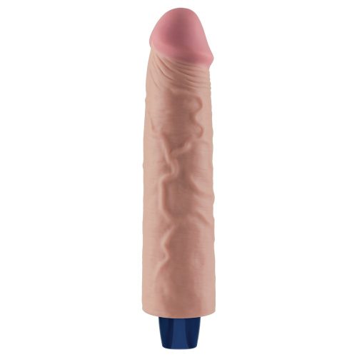 9,5" REAL SOFTEE Oplaadbare Vibrerende Dildo (Flesh)