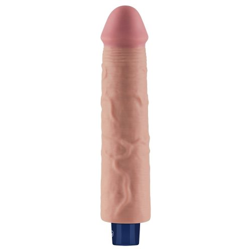 9,5" REAL SOFTEE Oplaadbare Vibrerende Dildo (Flesh)