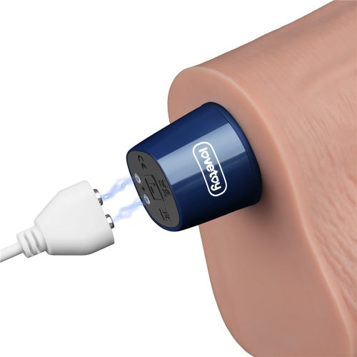 10" REAL SOFTEE oplaadbare vibrerende dildo (vlees)_B15O50_4