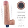 10" REAL SOFTEE oplaadbare vibrerende dildo (vlees)_B15O50_4