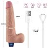 10" REAL SOFTEE oplaadbare vibrerende dildo (vlees)_B15O50_4