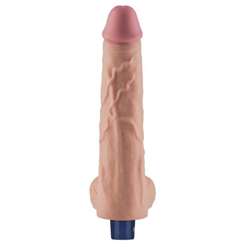 10" REAL SOFTEE oplaadbare vibrerende dildo (vlees)_B15O50_4