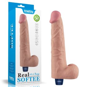   10,5" REAL SOFTEE oplaadbare vibrerende dildo (vlees)_B15O50_4