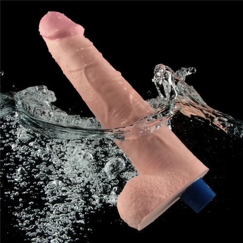 10,5" REAL SOFTEE oplaadbare vibrerende dildo (vlees)_B15O50_4