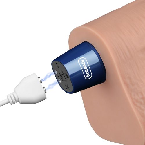 10,5" REAL SOFTEE oplaadbare vibrerende dildo (vlees)_B15O50_4