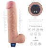 10,5" REAL SOFTEE oplaadbare vibrerende dildo (vlees)_B15O50_4