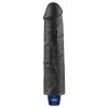 9,5" REAL SOFTEE Oplaadbare Vibrerende Dildo (Zwart)_B15O50_4