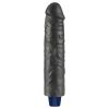 9,5" REAL SOFTEE Oplaadbare Vibrerende Dildo (Zwart)_B15O50_4