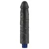 9,5" REAL SOFTEE Oplaadbare Vibrerende Dildo (Zwart)_B15O50_4