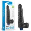 10" REAL SOFTEE oplaadbare vibrerende dildo (zwart)_B15O50_4