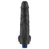 10" REAL SOFTEE oplaadbare vibrerende dildo (zwart)_B15O50_4