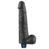 10,5" REAL SOFTEE oplaadbare vibrerende dildo (zwart)_B15O50_4