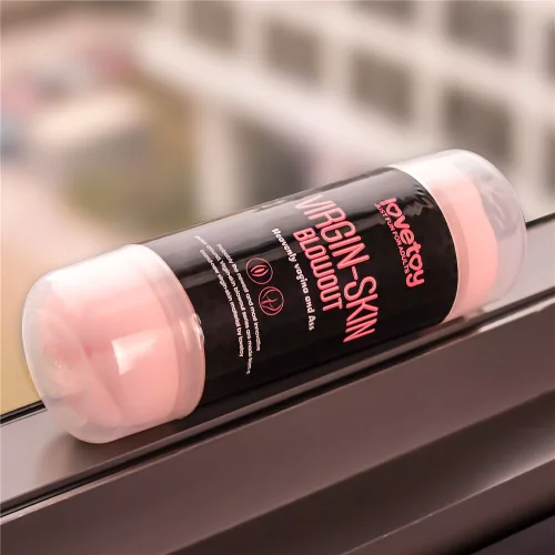 Maagdelijke huid Blowout Dubbele Zijkant Streling Vagina en Kont