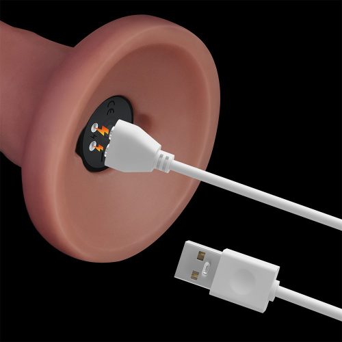 8'' Vibrerende Dual Density Power Cock