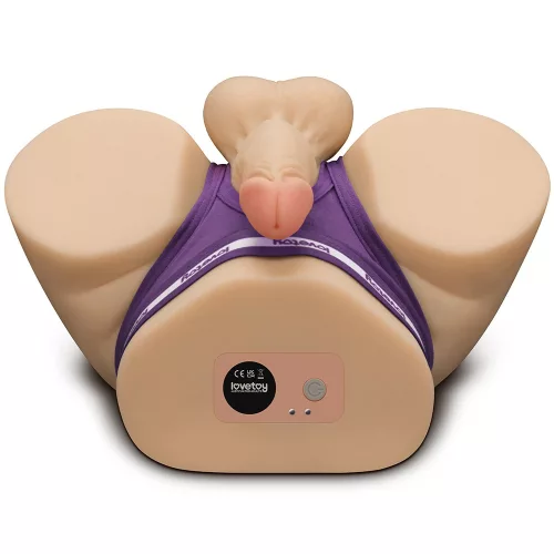 Streetgirl's dubbele motorische sensatiepuls met dildo