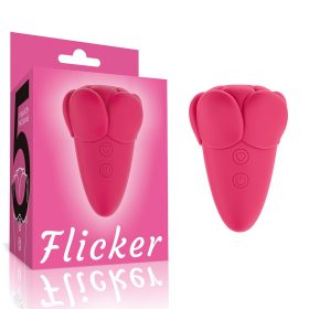 Flicker oplaadbare vibrator Rose Red