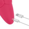 Flicker oplaadbare vibrator Rose Red
