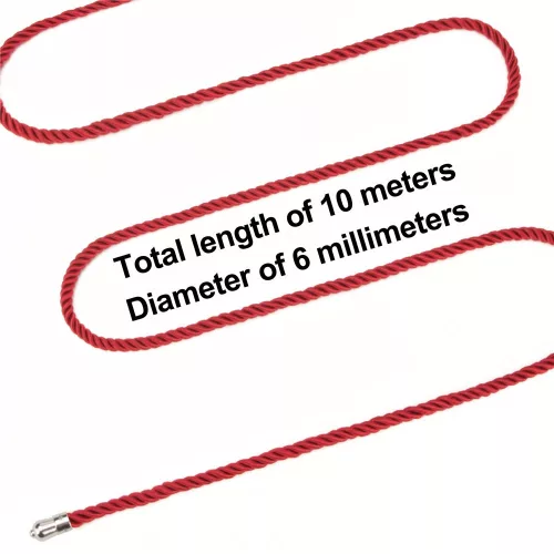 Opstand Heerschappij Karmozijnrood Zijdezacht Bondage Touw