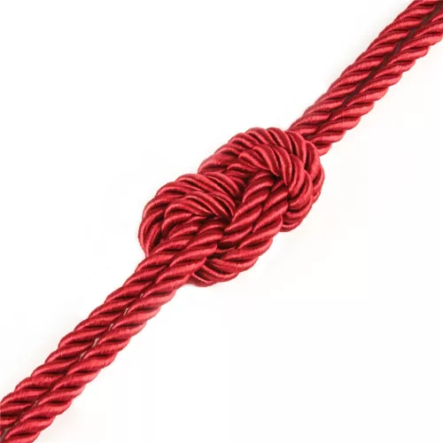 Opstand Heerschappij Karmozijnrood Zijdezacht Bondage Touw
