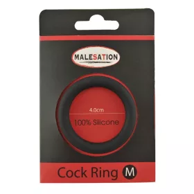 Malesation Siliconen Cockring Zwart M
