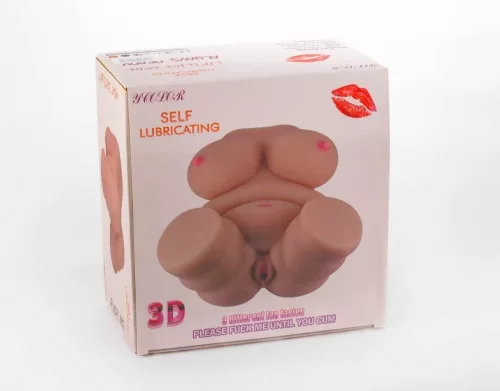 Double Hole 3D Masturbator V