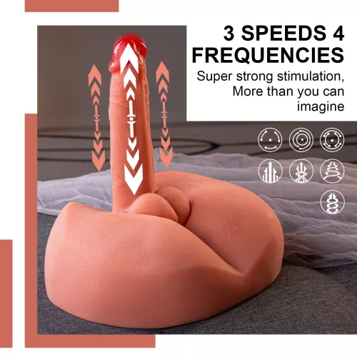 Honey Ass Masturbator en Dildo Stoten