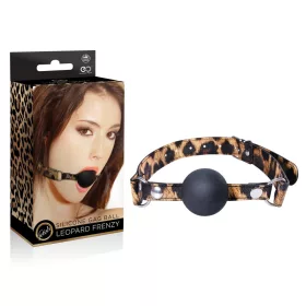 LEOPARD FRENZY SILICONEN GAG BALL_B0O25_4
