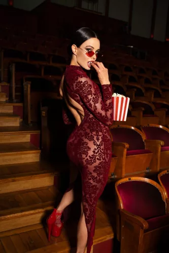 Kink Koninklijke jurk/lange jurk M