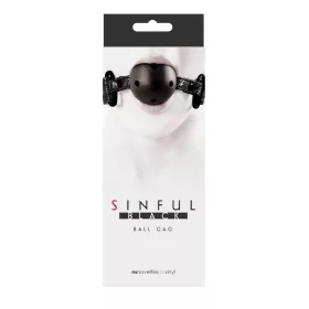 Zondige Ball Gag Black